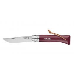 OPINEL - OP002213 - BAROUDEUR N°08 INOX GRENAT