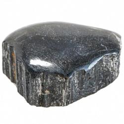 Bloc de tourmaline noire brute polie - 353 grammes