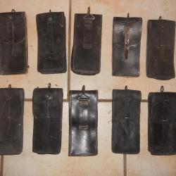 10 housses noire ancien modèle pour accessoirs mat 49 armée française