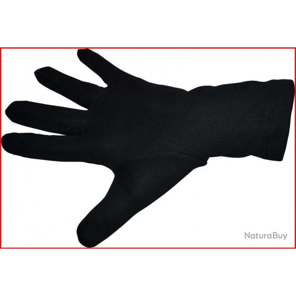 Sous gants thermiques noirs Monnet