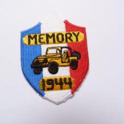 INSIGNE TISSU  MEMORY JEEP 1944