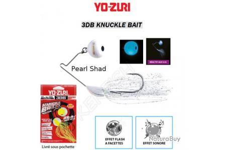 3DB KNUCKLE BAIT YO-ZURI Pearl Shad 7 g - 1/4 oz - Spinnerbaits - Buzzbaits  - Bladed jig (5386947)