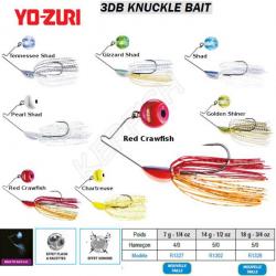 3DB KNUCKLE BAIT YO-ZURI Red Crawfish 7 g - 1/4 oz
