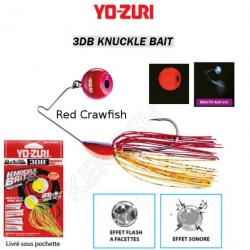 3DB KNUCKLE BAIT YO-ZURI Red Crawfish 18 g - 3/4 oz
