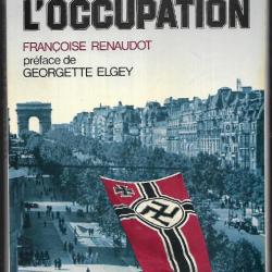 les français et l'occupation de françoise renaudot