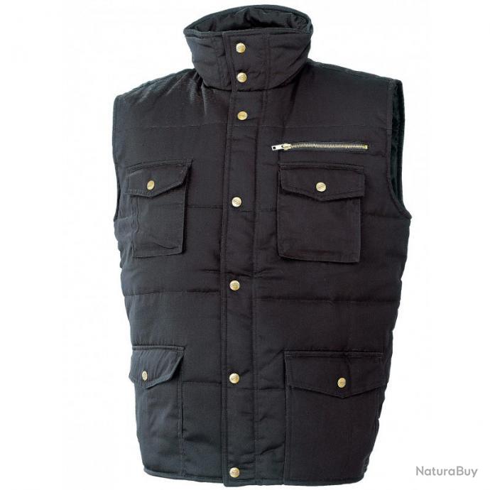 Gilet Sans Manches Matelassé Pour Homme - Doublure Polaire épaisse Avec Poches Zippées - Pour Travail Et Extérieur
