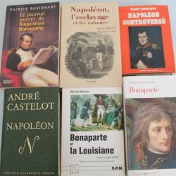Lot 6 ouvrages Napoleon