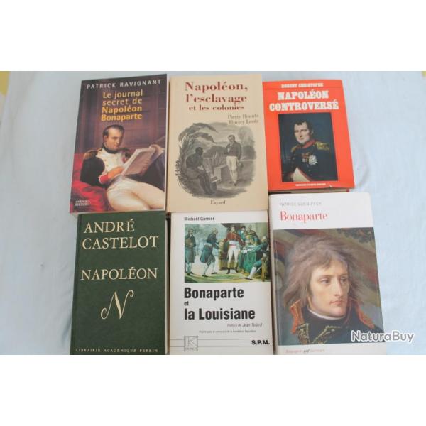 Lot 6 ouvrages Napoleon