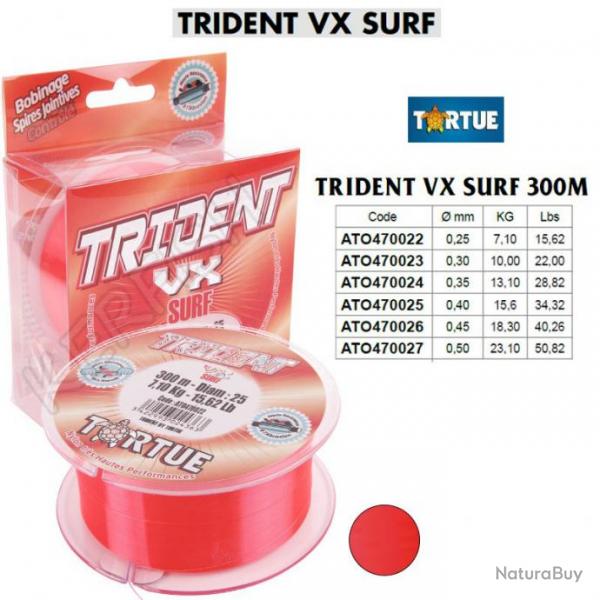 NYLON TRIDENT VX SURF TORTUE 0.35 mm