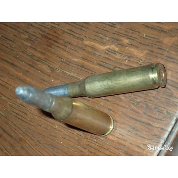 Lot de 9 balles en 7mm.08 - ogive RN lyno - Remington