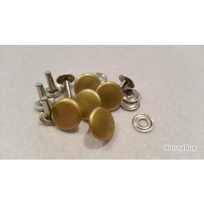 Kit de 40 boutons-pression pour toile de tente, outil de fixation pour