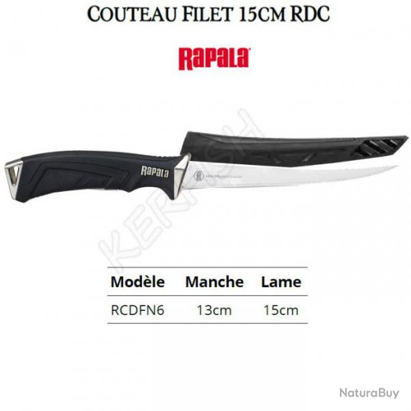 Couteau Filet 15cm RDC RAPALA