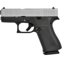 Pistolet Glock 43X (Modèle: ADJ - silver slide, Calibre: .9mm Luger)