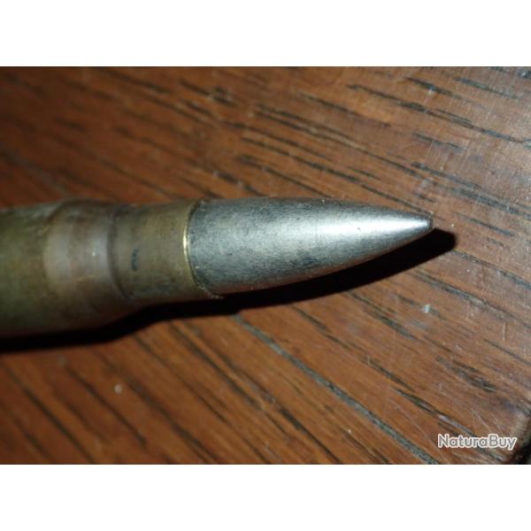 Lot de 3 balles en 8x68S - ogive blind pointu - RWS