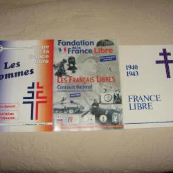 3 Anciennes Revues de la France Libre