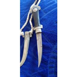couteau ancien koumya marocain argent