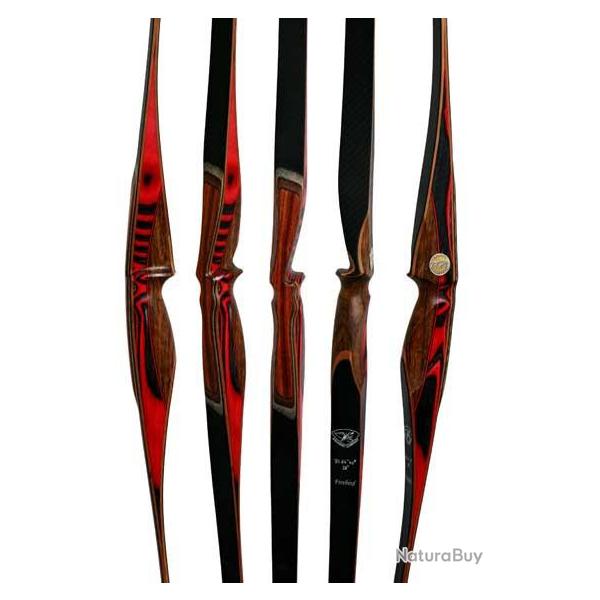 Arc Longbow Traditionnel FIREBIRD 64" WING ARCHERY 35 livres Droiter