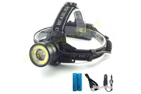 Lampe frontale COB rechargeable