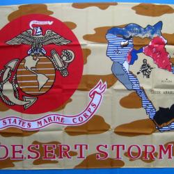 DRAPEAU USA / USMC - DESERT STORM - Ref.57