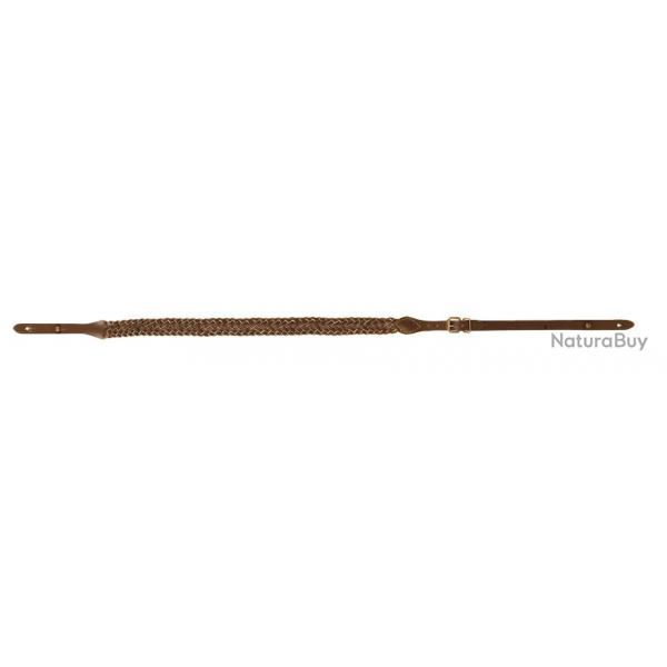 Bretelle fusil crote tresse 7 brins - Country Sellerie