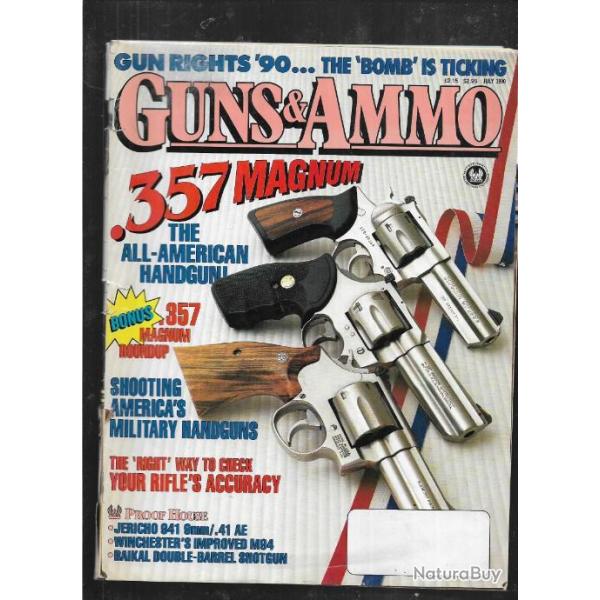 3 revues amricaine en anglais guns & ammo  357 magnum, monster sixguns, america's military handguns