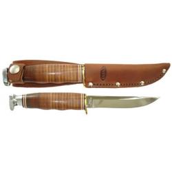 Couteau de Chasse Ka-bar Hunter Manche Cuir Couteau KABAR KA1232