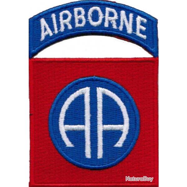ECUSSON OU PATCH US ARMY AIRBORNE BRODE THERMO COLLANT