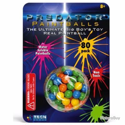 Annonce billes paintball : PACK DE 80 BILLES PAINTBALL BIODEGRADABLES ET NON TOXIC