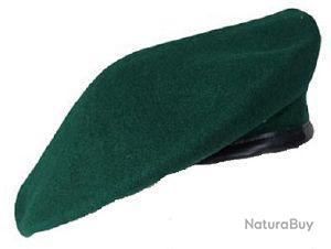 BERET VERT 100 % PURE LAINE TAILLE 59 
