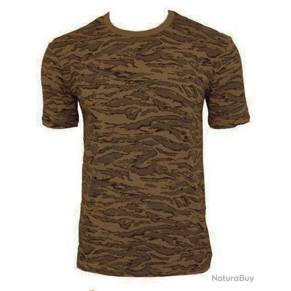 TEE SHIRT CAMOUFLAGE AIR FORCE DESERT COL ROND ET MANCHES COURTES