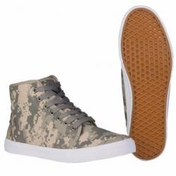PAIRE DE CHAUSSURES MONTANTES CAMOUFLAGE AT DIGITAL