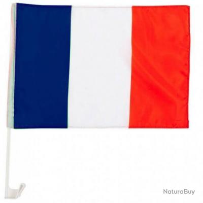 Lot De 12 Drapeaux Francais 30 X 45 Cm Avec Attache Pince Voiture Drapeaux Airsoft