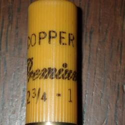Cartouche pour collection en plastique jaune- calibre 20 - Federal Copper