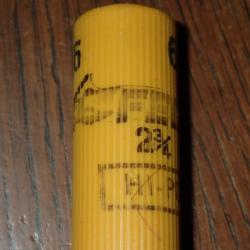 Cartouche pour collection en plastique jaune - calibre 20 - Federal Hi-Power