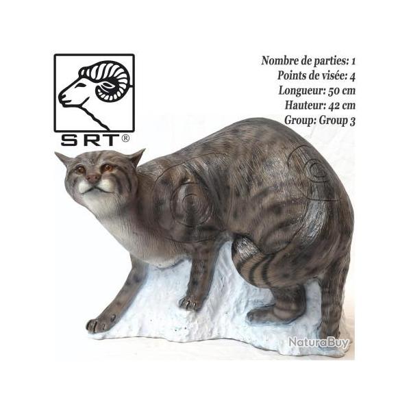 SRT TARGETS Cible 3D Chat Sauvage en mousse pour le tir  l'arc - 08471125