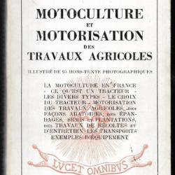 motoculture et motorisation des travaux agricole de j.delasnerie