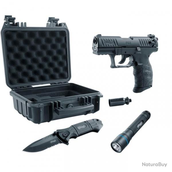 Pack dfense pistolet P22Q Bronz cal. .9mm P.A. (Calibre: 9mm PAK)