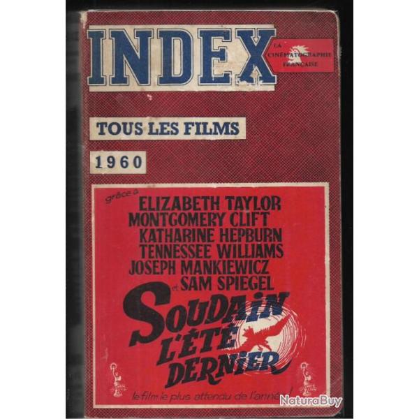index de la cinmatographie franaise 1960 analyse critique complte de tous les films , cinma ,