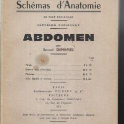 2 livres médecine abdomen schémas d'anatomie et semeiologie chirurgicale questions appareil digestif