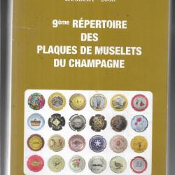 9e répertoire des plaques de muselets du champagne lambert 2008