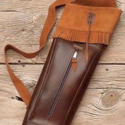 NEET - Carquois dorsal traditionnel Cuir/Vinyl 20 DROITIER (RH)