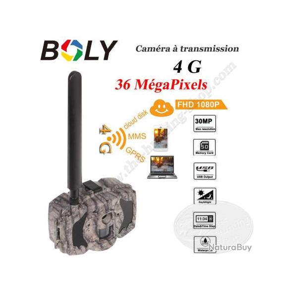 BOLYGUARD MG984G-36M Camra pige photo chasse et surveillance avec envoi photos et vidos en 4G