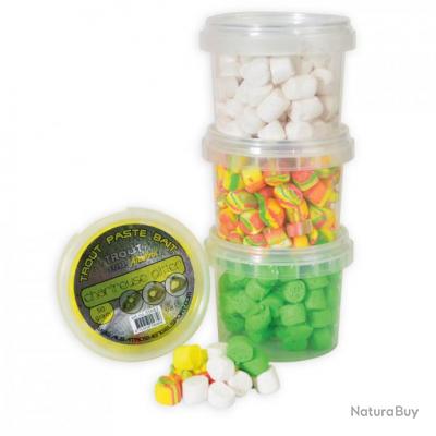 Pâte à truite multicolore