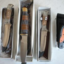 vends couteaux de chasse neufs (separemment ou lot)