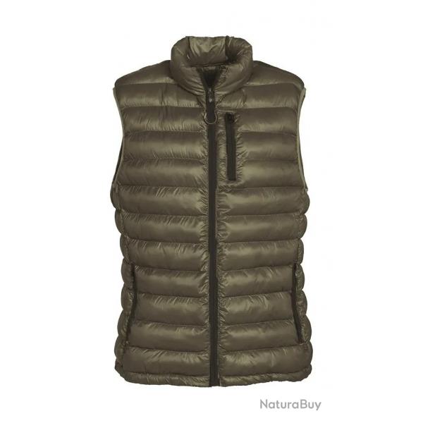 Gilet Percussion Matelass Trekking Kaki