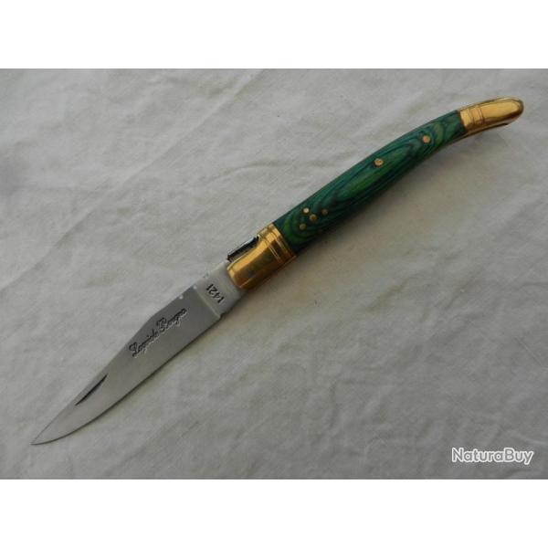 Couteau Laguiole Bougna tire bouchon manche os - longueur 21,5 cm - Couteaux Laguiole (11277511