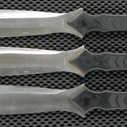 Set de 3 Couteaux de Lancer Target Throwing Acier 420 Inox CN210711