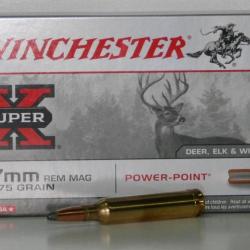 MUNITIONS WINCHESTER POWER POINT 175GR CAL. 7RM X20