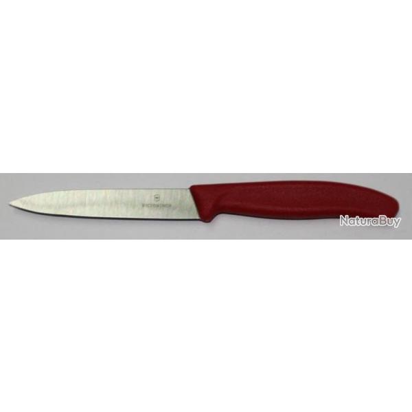 COUTEAU OFFICE VICTORINOX LISSE ROUGE 6.7701 10CM