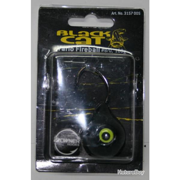 TETE PLOMBEE BLACK CAT HEAD HUNTER JIG HEAD 30GR 2 PIECES